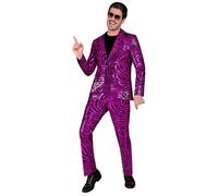Widmann Silver Animalier Party Fashion Suit (Jacket, Pants) (XXL) Silver