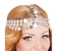 Widmann Silver Coin Headpiece Fortune Teller Fancy Dress Costume Jewellery Accessory