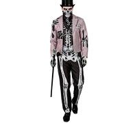 Widmann Skelegroom (Tailcoat With Vest, Pants, Face Mask) (L) Grey