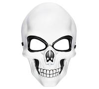 Widmann Skull Half Fcae Mask Skeleton Ghost Halloween Fancy Dress Accessory