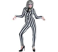 Widmann 70201 Women's Schmieriger Ghost Costume Black/White S