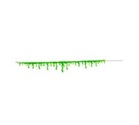 Widmann Slime Drip Choker Neck Tie Choker Scarf Accessory for Halloween Fancy Dress Up Costumes & Outfits