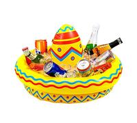 Widmann Sombrero 04839 Inflatable Drinks Cooler Diameter Approx. 50 cm Mexico Theme Party Carnival Pool Party