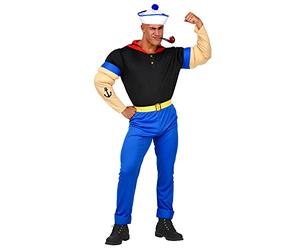 Widmann Srl-GRP02561VD Men's Super Sailor Costume, Multicoloured, XL, GRP02561VD