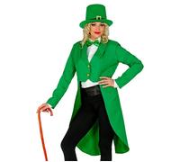 Widmann 48192 St Patricks Day Parade Dress for Women, Green, Irish Holiday, Goblin, Circus Director, Costume, Carnival, Theme Party, Multicoloured, M
