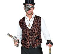 Widmann - Steampunk Vest, Gears, Victorian Clothing Style, Theme Party, Carnival, Fancy Dress