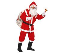 Widmann Super Deluxe Santa Claus Velvet (Jacket, Pants And Hat With Plush Trim,