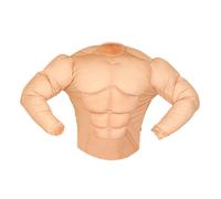 Super Muscle Shirt Costume Large for Super Hero Fancy Dress