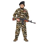 Widmann Super Muscle Soldier (Muscle Shirt, Pants, Headband) (158 cm / 11-13 Yea