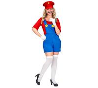 Widmann Super Plumber (Jumpsuit, Hat) (L) Different Colors