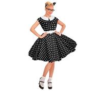 W WIDMANN MILANO Party Fashion - Rock 'n' Roll Costume, 50s Fashion, Dress with Petticoat, Belt, Hairband, Fancy Dress Costumes