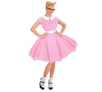 W WIDMANN MILANO Party Fashion - Rock 'n' Roll Costume, 50s Fashion, Dress with Petticoat, Belt, Hairband, Fancy Dress Costumes