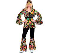 Widmann The 60s Fashion - Colorful Flowers (Shirt, Pants, Headband) (M) Differen