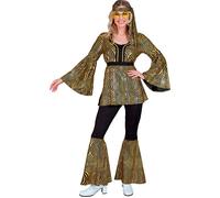 widmann 21863 Costume The 70s Disco Style Golden Waves L