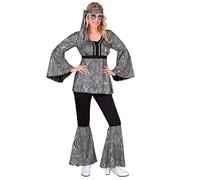 W WIDMANN MILANO Party Fashion - 70s Style Disco Costume for Women, Jumpsuit, Ballerina, Dance, Brazilian Carnival, Pop Star, Rock Star, Theme Parties