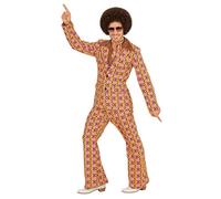 Widmann The 70s Groovy Style - Discs (Jacket, Pants) (L) Yellow
