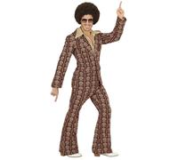Widmann The 70s Groovy Style - Discs (Jacket, Pants) (XL) Yellow