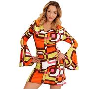 Widmann The 70s Groovy Style - Tubes (Dress) (M) Orange