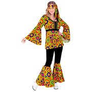 WIDMANN MILANO PARTY FASHION W Costume 70s Dress, Hippie, Reggae, Flower Power, Disco Fever, Fancy Dress Costumes