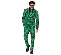Widmann 09373 Ganja Style Outfit, Green, L