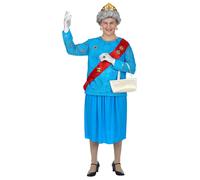 W WIDMANN MILANO Party Fashion - Queen Costume for Men, Drag Queen, Theater, Animation, Celebrity, English, Carnival