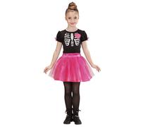 Widmann Toxic Skeleton (Jumpsuit, Hooded Mask) (158 cm / 11-13 Years) Green