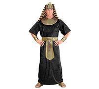 Widmann - Tutankhamun costume, tunic, collar and belt studded with gemstones, bracelets, headgear, ancient king, pharaoh, theme party, carnival, fancy dress