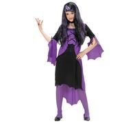 Widmann Vampiress (Dress, Choker) (140 cm / 8-10 Years) Purple / Lila