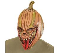 Widmann vd-wdm00400 3/4 Pumpkin Evil Mask, Orange, One Size