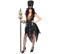 Widmann 10733 - Costume Voodoo Priestess, Dress, Hat, Witch Doctor, Theme Party, Halloween, Multicoloured, L