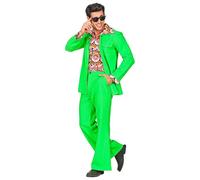 Widmann 09393 Costume Uomo Disco Anna 70 Verde Fluo L #0939