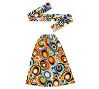 Widmann 09287 70s Accessory Set, Colourful Pattern, Multicoloured, M