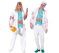 WIDMANN W Milano Party Fashion, Dottore Zombie XXL Costume, Made from Sustainable Materials, Realistic Details, Includes Accessories, Great Freedom of Movement, Perfect for Halloween and Costume