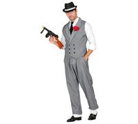 Widmann 10252 Mafia, costume, multicoloured, M