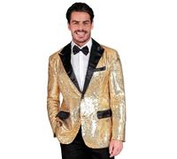 Widmann W MILANO Party Fashion - Party Fashion Men's Satin Disco Fever Strike Move Sequin Jacket