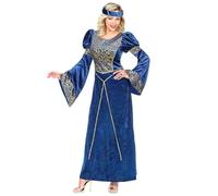 Widmann Renaissance Lady (Dress, Headpiece) (M) Blue
