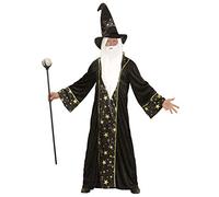 Widmann 11010068 magician, costume, black, M
