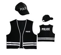 WIDMANN wdm58956 ? Policeman Costume, Black, XL