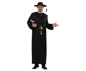 Widmann wdm94872 ? For Adults Priest Costume, Black, M