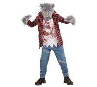 Widmann Werewolf (Shirt With T-Shirt, Pants, Gloves, Mask) (158 cm / 11-13 Years