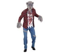 Widmann Werewolf (Shirt With T-Shirt, Pants, Gloves, Mask) (S) Different Colors