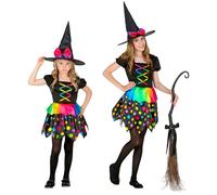 Widmann Witch (Dress, Hat) (116 cm / 4-5 Years) Different Colors