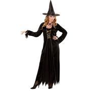 Widmann Witch (Dress, Hat) (XXL) Black