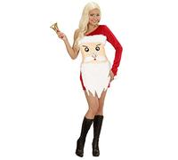 Widmann wdm76002 ? For Adults Santa Claus Girl Costume, Red, M