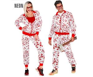 Widmann Zebra Animalier Party Fashion Tracksuit (Jacket, Pants) (XXL) White