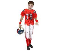 Widmann Zombie American Football Player (Stuffed T-Shirt, Pants) (128 cm / 5-7 Y