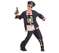 Widmann Zombie Doctor (Bloody Jacket With Shirt & Bones Eva Chest, Pants, Hat, F
