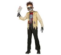 Widmann Zombie Skeleton (Shirt, Pants, Mask) (116 cm / 4-5 Years) Different Colo