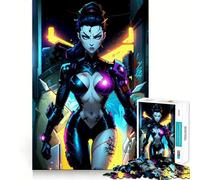 Widow 1000 Piece Jigsaws for Adults Brain Sharp Game Smooth Burr Free Surface Fascinating Hobby for Idle Moments (38x26cm)