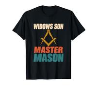 Widows Son Master Mason Freemason Masonic Brotherhood Lodge T-Shirt